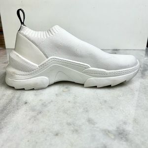 Schutz Evilyse White Slip-On Sneaker